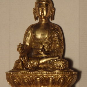 Bouddha bronze doré